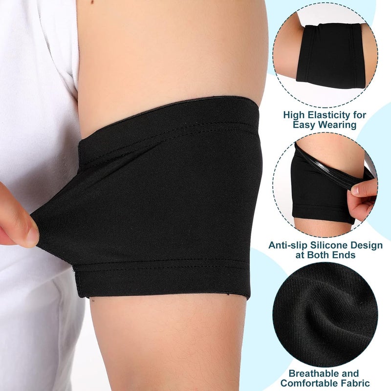 Sosation 4 Pcs Diabetes Arm Band Diabetes Sensor Cover Washable Reusable Diabetic Sensor Armband Sleeve for Diabetic Supplies Sports SmallMedium - Image 5