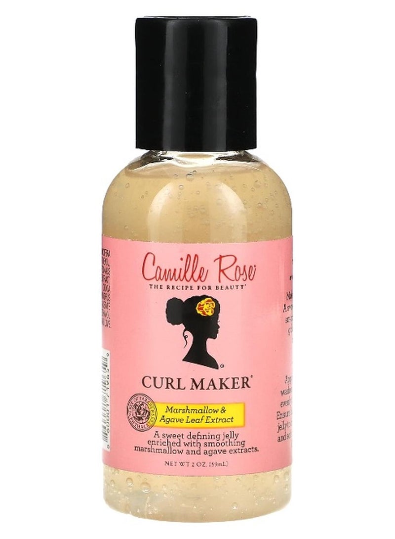 Camille Rose كاميل روز، صانع التجاعيد، مستخلص المارشميلو وأغاف، 2 أونصة (59 مل) - Image 1