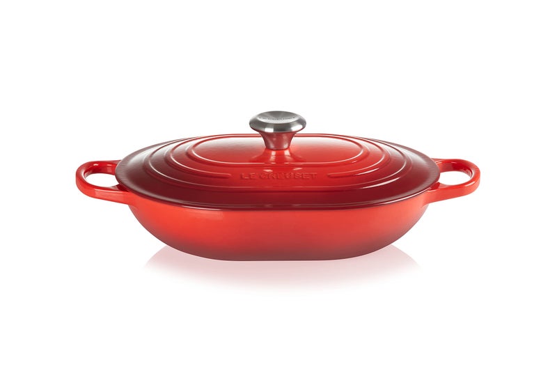 Le Creuset طاجن oval من الحديد الزهر المينا من لو كروزيه 375 qt سيريس
