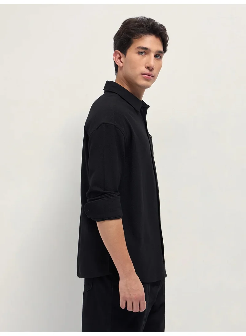 THE BEAR HOUSE Men’s Long Sleeve Shirt – Classic, Comfortable and Stylish Essential for Work, Travel or Casual Outings