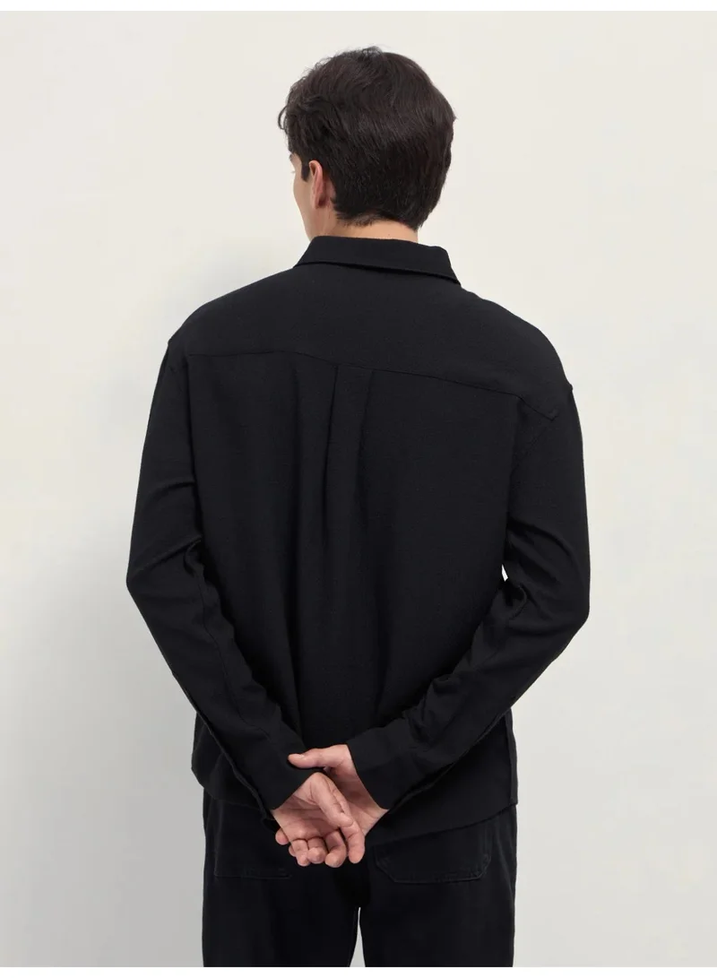 THE BEAR HOUSE  Men’s Long Sleeve Shirt – Classic, Comfortable and Stylish Essential for Work, Travel or Casual Outings for Men | Best Price UAE