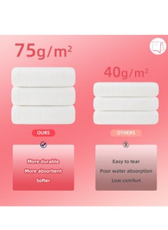 Excefore Disposable Cotton Bath Towels, 5 Pcs Large Compressed Towel 55 x 27.5 inch, Portable Light and Reusable for Hiking, Camping, Beach, Swimming and Traveling  - Image 3
