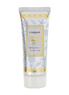 CANMAKE Mermaid Skin Gel UV Sunscreen SPF 50+ PA++++ (40g) (Type 02-White) 