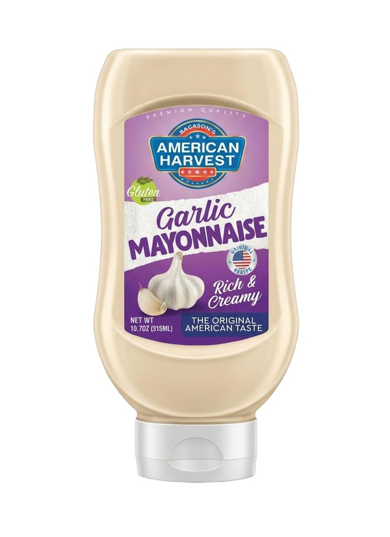 American Harvest مايونيز بالثوم في زجاجة ضغط - Image 1