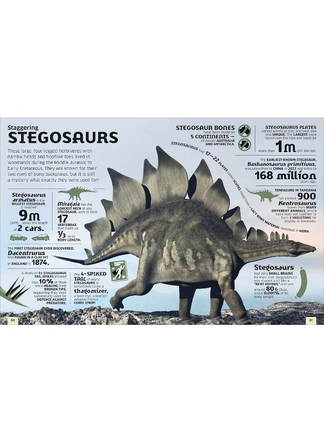 Our World in Numbers Dinosaurs and Other Prehistoric Life: An Encyclopedia of Fantastic Facts - Image 5