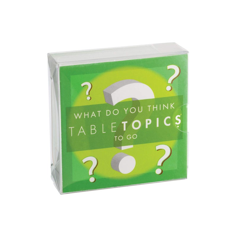TableTopics What Do You Think To Go 40 Conversation Starter Cards for Kids to Share Their Thoughts Fun Question Card Game for Quality Family Dinner Time or Game Night Take Anywhere - Image 2