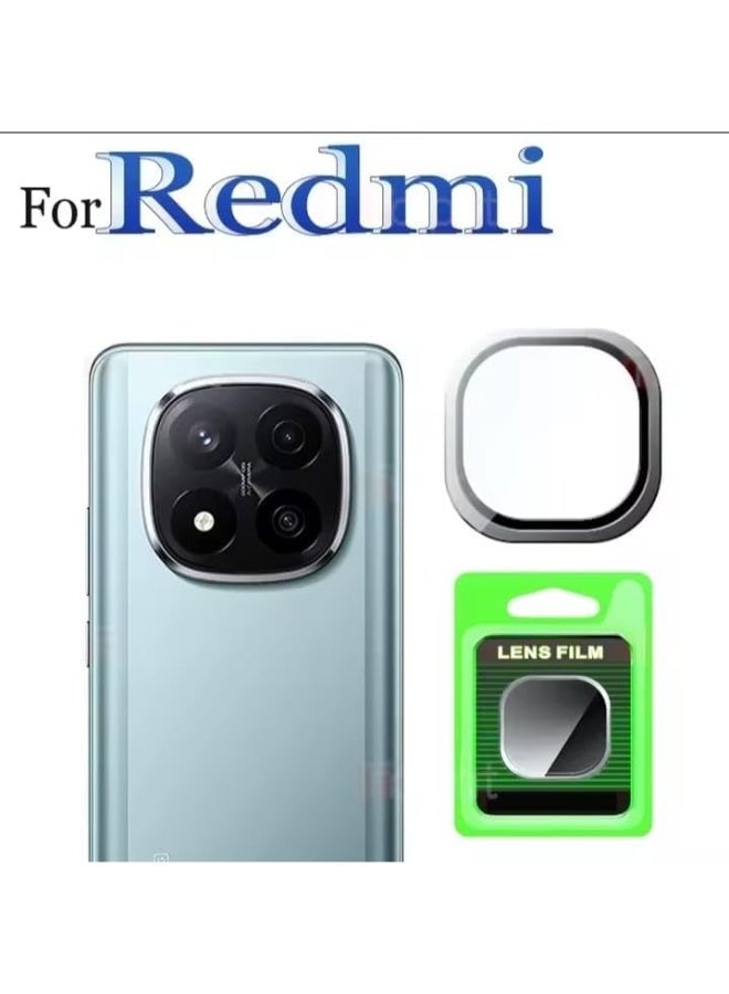 Camera Lens Protector for Redmi Note 14 Pro Plus, 9H Tempered Glass & Ultra-Thin Aluminum Alloy Lens Screen Protective, case friendly Cover for redmi note 14 pro Plus 5G (Black) - Image 4