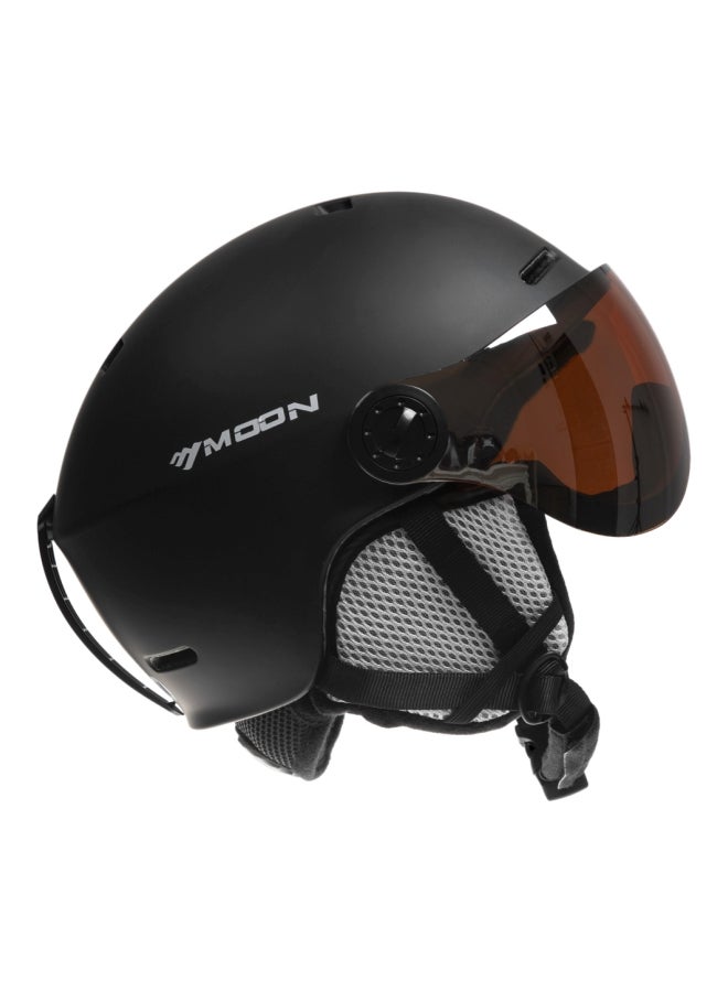 Moon Snowboard Helmet With Earmuff And Goggle - Image 3