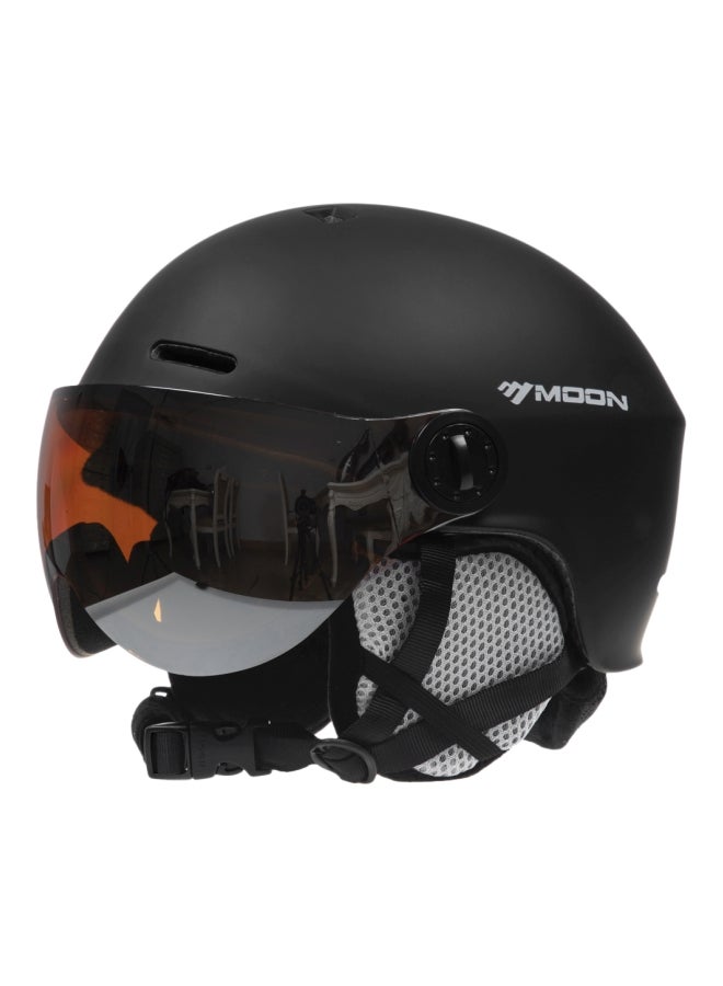 Moon Snowboard Helmet With Earmuff And Goggle - Image 1