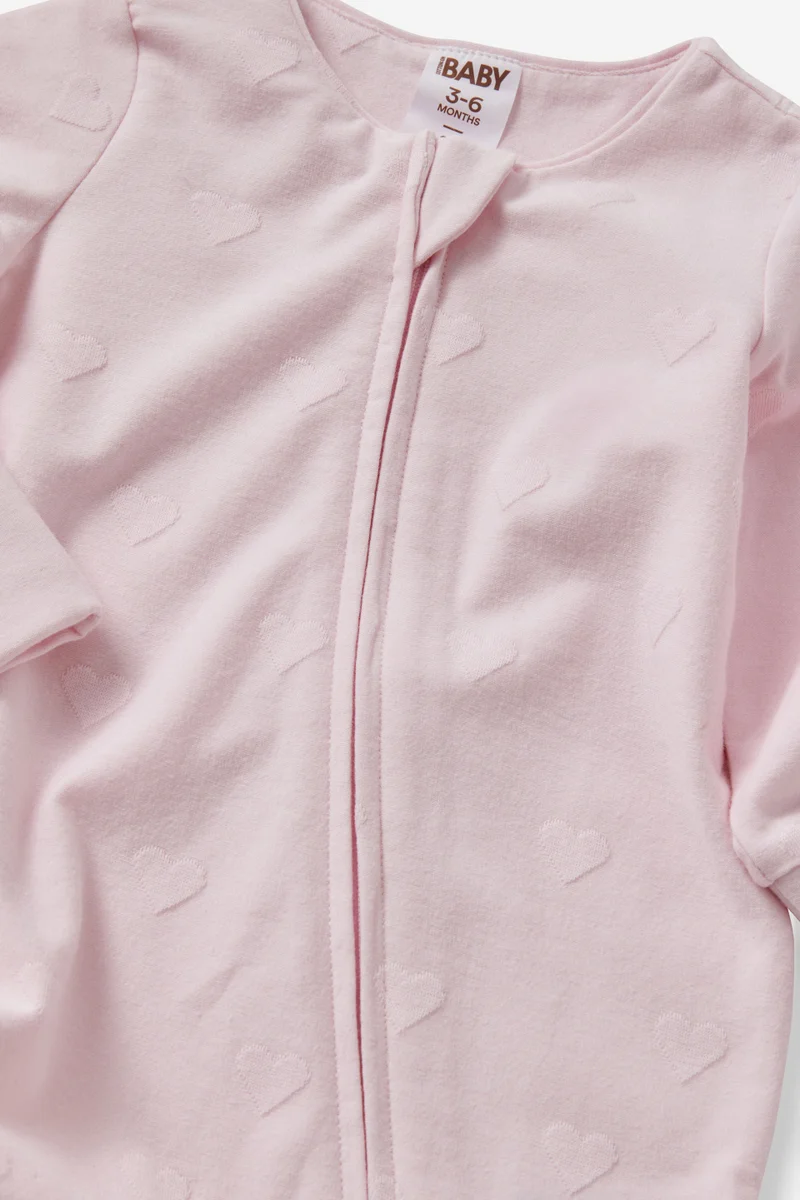 Cotton On Growie Long Sleeve Zip Romper