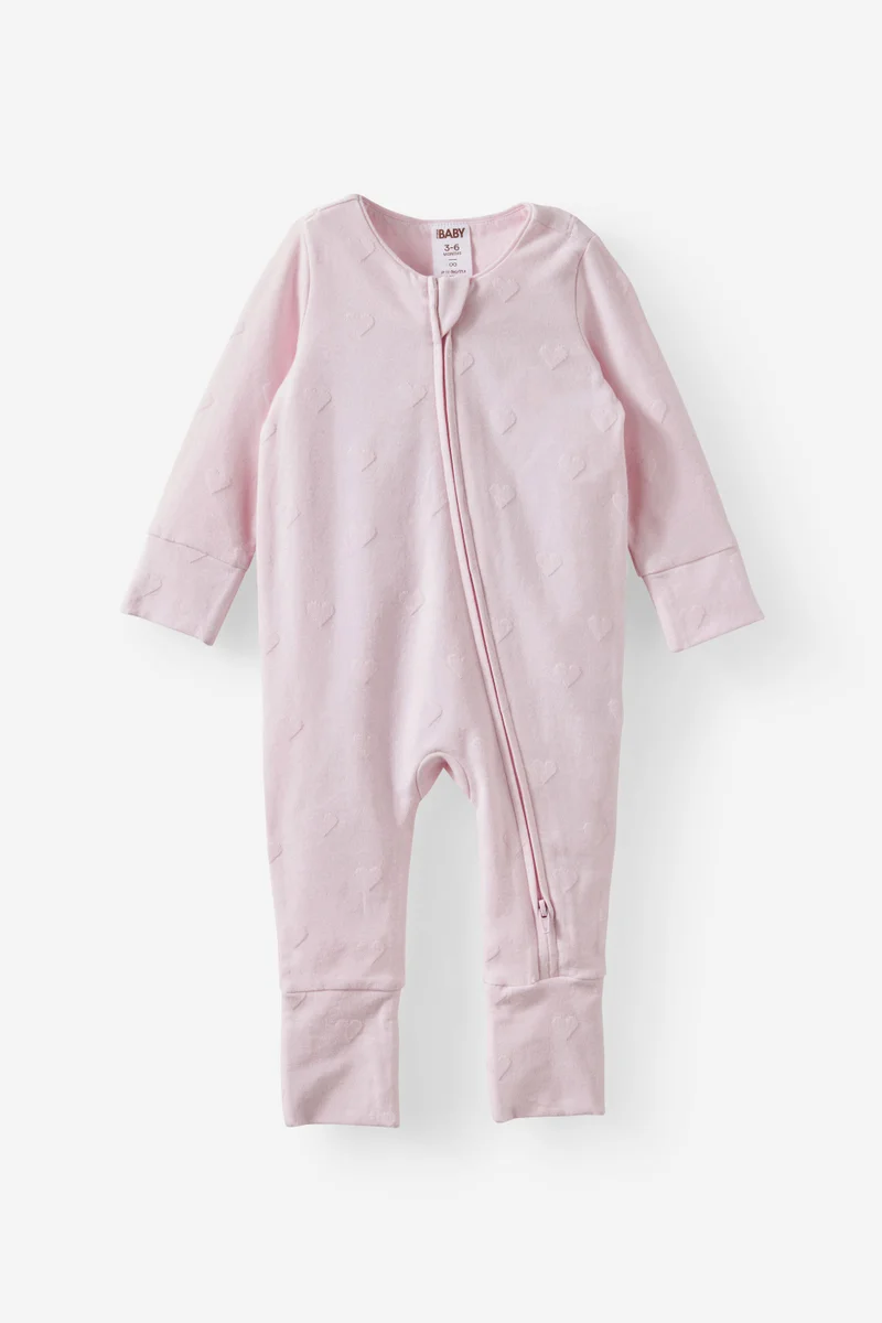 Cotton On Growie Long Sleeve Zip Romper