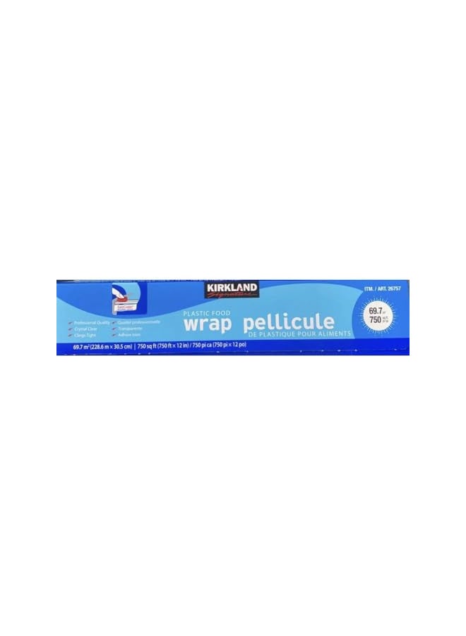 Kirkland Signature Kirkland Signature Stretch Tite Plastic Food Wrap 11 7/8 Inch X 750 SQ. FT.  - Image 1