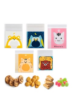 SYOSI Pastry Packaging, Bread Bag, Cookie Candy Bags, Self Adhesive Decorating Bag Bakery, Snack Bags, DIY Plastic Bag for Party Birthday Biscuit Chocolate Cakes Crisp Candy  - Image 1