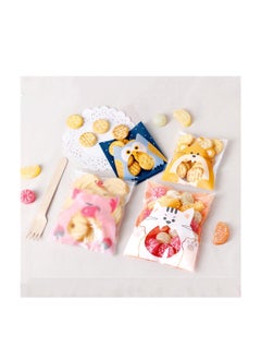 SYOSI Pastry Packaging, Bread Bag, Cookie Candy Bags, Self Adhesive Decorating Bag Bakery, Snack Bags, DIY Plastic Bag for Party Birthday Biscuit Chocolate Cakes Crisp Candy  - Image 4