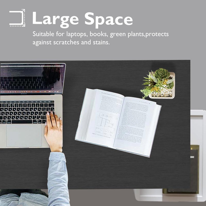 BestOffice 32 Inch Computer DeskHome Office Desk Modern Simple Style for Home Office Study WritingBlack - Image 4