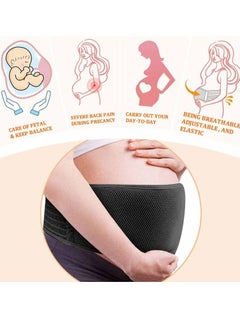Bukela Belly Band for Pregnancy Maternity Belt Pregnancy Support Belt Bump Band Abdominal Brace Belt - Relieve Lower Back, Pelvic and Hip Pain  - Image 3