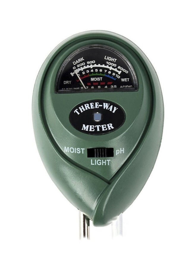 Y&D - Soil Moisture pH Meter Green/Black/Silver 15x2x5centimeter - Image 1