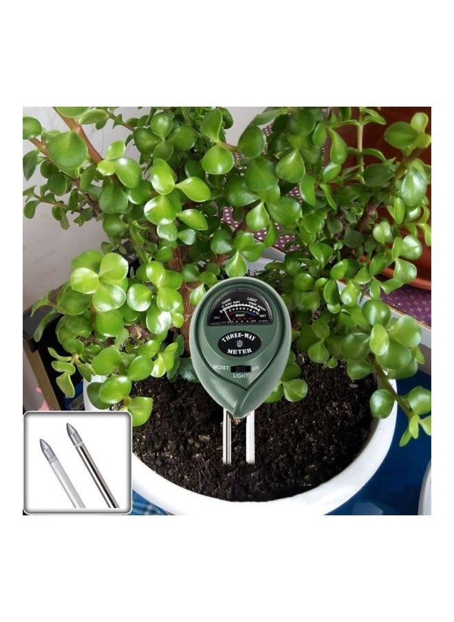Y&D - Soil Moisture pH Meter Green/Black/Silver 15x2x5centimeter - Image 1