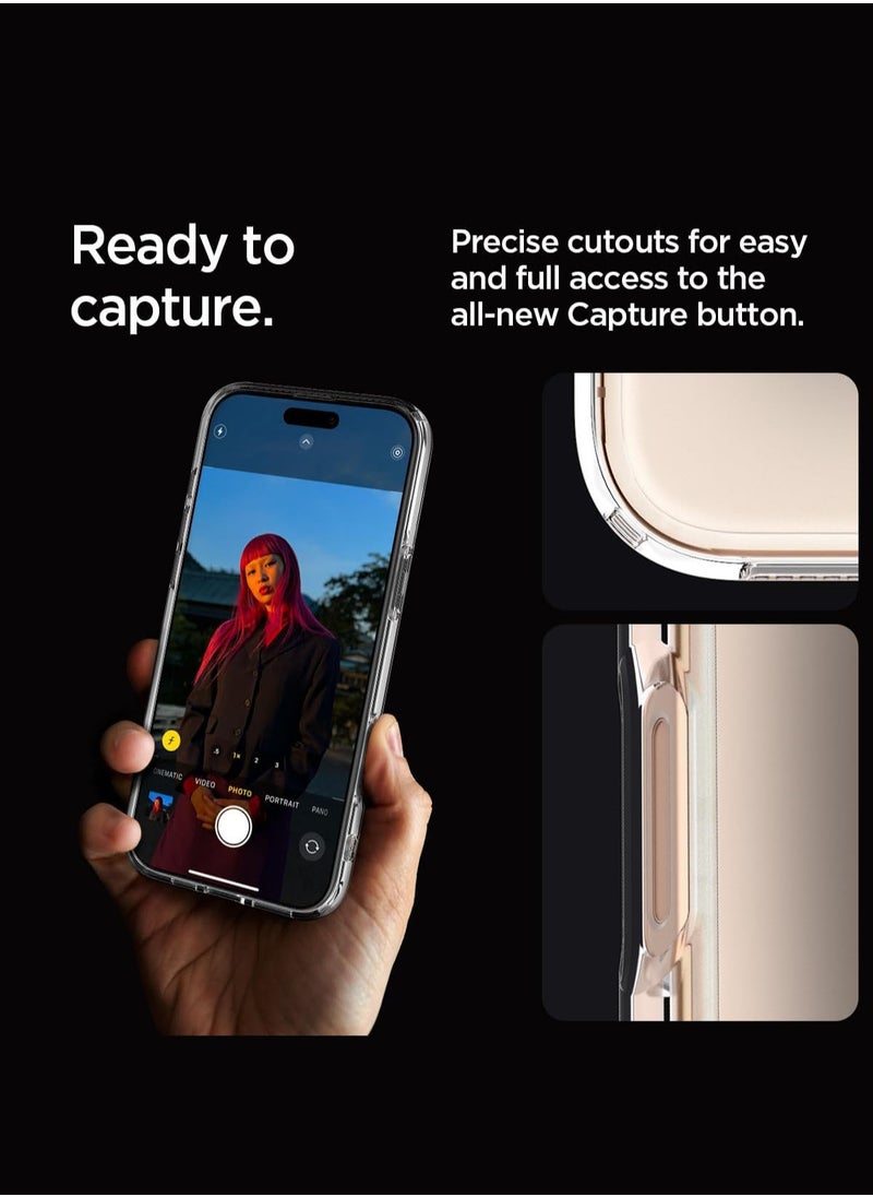 Spigen - غطاء حماية فائق الجودة لهاتف iPhone 16 Pro (2024) - شفاف للغاية - Image 1