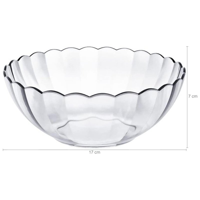 Marinex Glass Bowl Bella 1 L, Durable Heat-Resistant Borosilicate Mixing & Serving Bowl | Transparent Multi-Purpose Medium Glass Bowl | Microwave, Freezer & Dishwasher Safe - Image 2