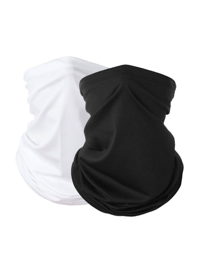 SOWUGI 2Piece Sun UV Protective Neck Gaiter Breathable Face Mask Face Cover Outdoor Cycling Neck Scarf  - Image 1