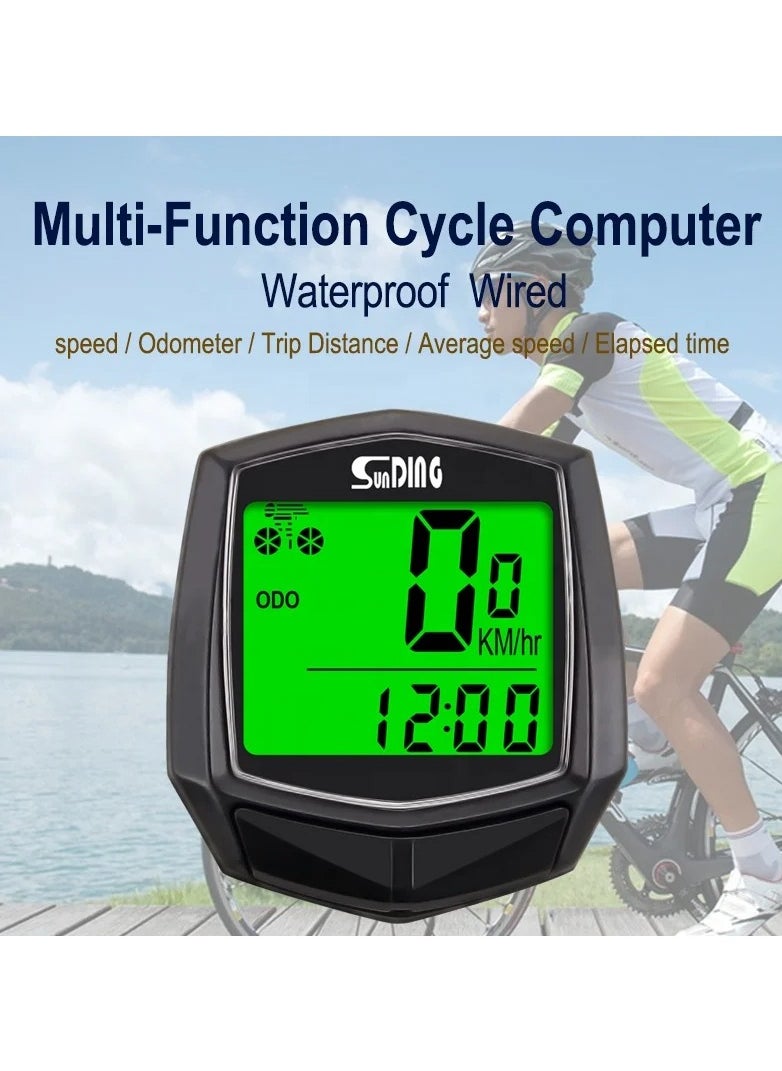 SunDING - Bicycle Computer Speedometer Odometer for Bicycles - Image 1