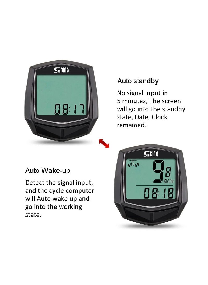 SunDING - Bicycle Computer Speedometer Odometer for Bicycles - Image 1