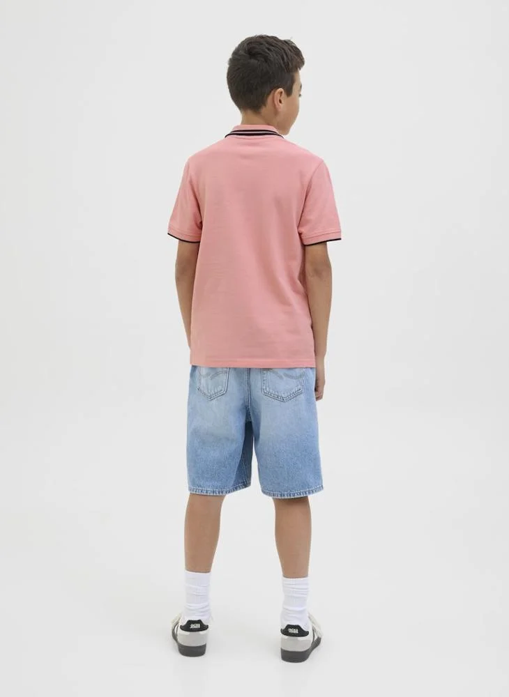 جاك وجونز جونيور Kids Logo Polo Shirt