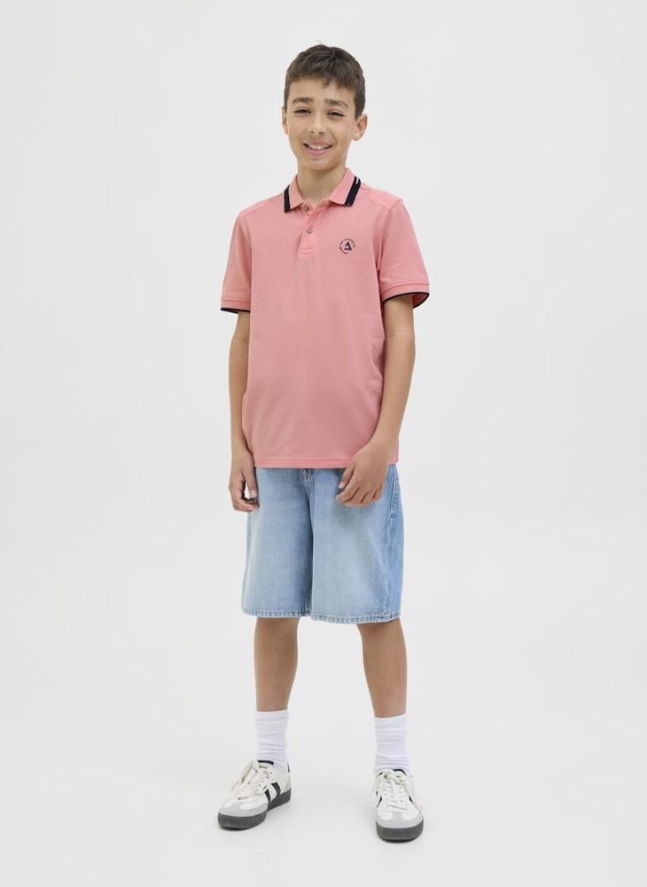 Jack & Jones Junior Kids Logo Polo shirt - Image 5
