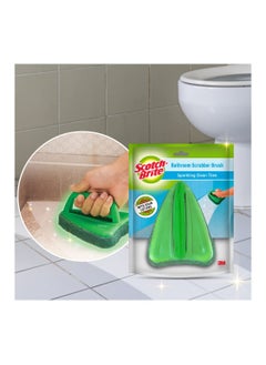 Scotch-Brite Bathroom Brush with abrasive scrubber for superior tile cleaning (Green,Pack of 1) - pzsku/Z68244047C19CEBE1D5E3Z/45/_/1740119097/996148c0-280c-41e4-9510-6c48e777bb89