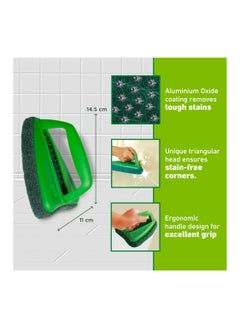 Scotch-Brite Bathroom Brush with abrasive scrubber for superior tile cleaning (Green,Pack of 1) - pzsku/Z68244047C19CEBE1D5E3Z/45/_/1740119118/3ebf75c0-bb58-49da-bab8-5c43239b026c