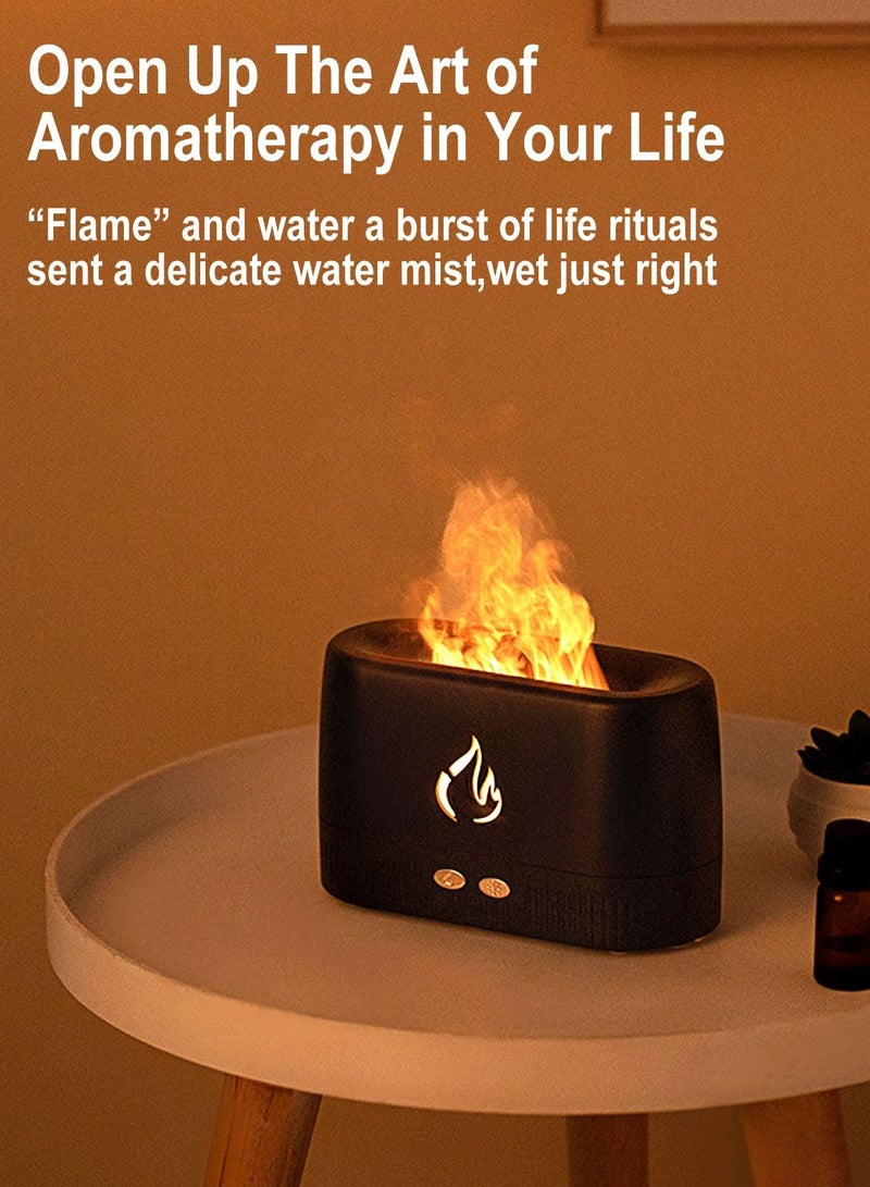 توشيونيكس مرطب للهب ، ناشر عطري ، برائحة ضباب خفيف ، حماية أوتوماتيكية للإيقاف التلقائي للمكتب الصحي ، مكتب اليوغا ، أسود - Image 2