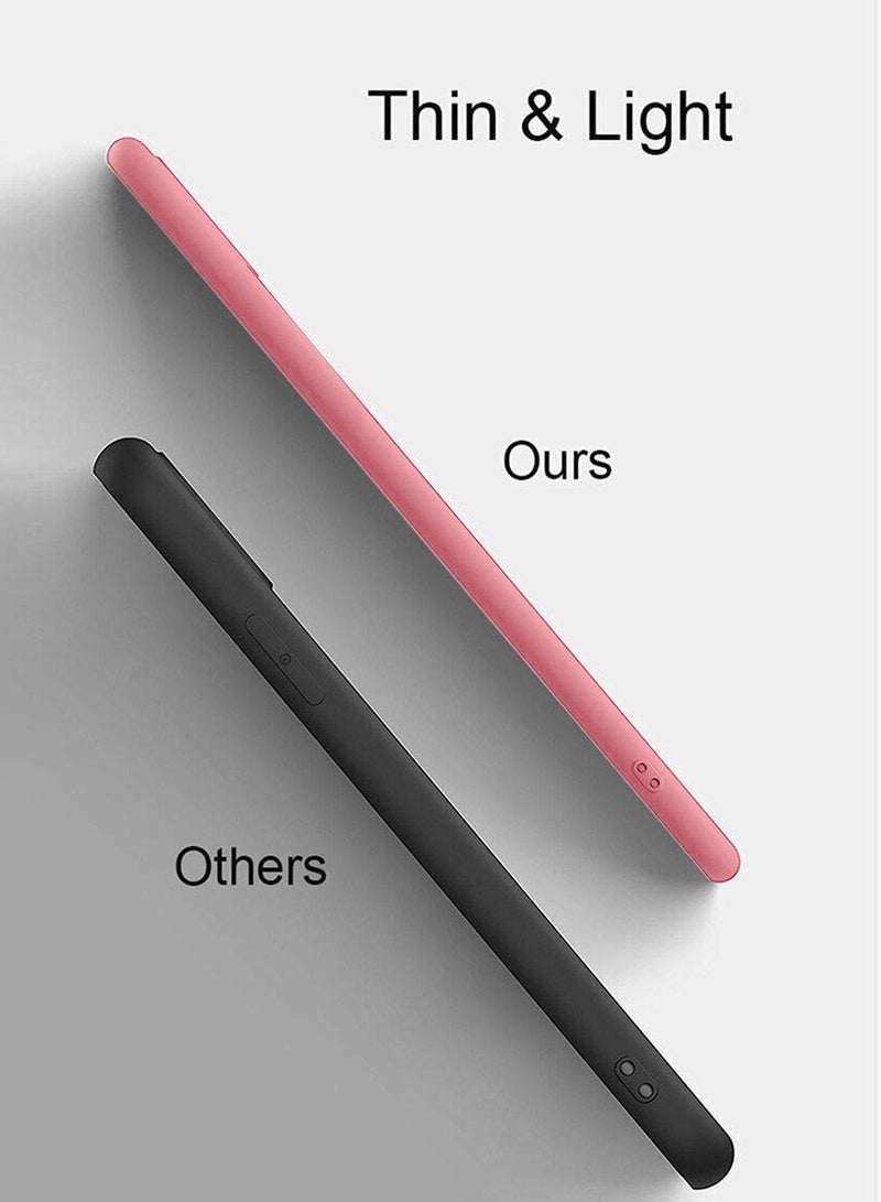 Wtech Apple iPhone 17 5G 2025 Luxury Premium Quality Liquid Silicone Case Cover (MCRPSN) - Dark Pink - Image 5