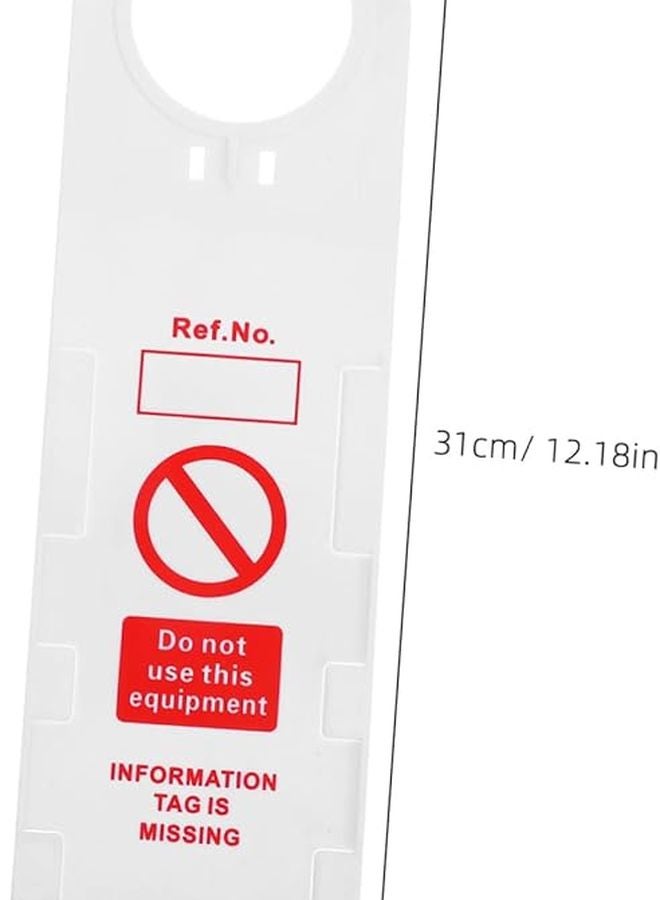 Weather Resistant Scaffold Safety Tag Construction Inspection Label Easy to Use and Store - Image 3