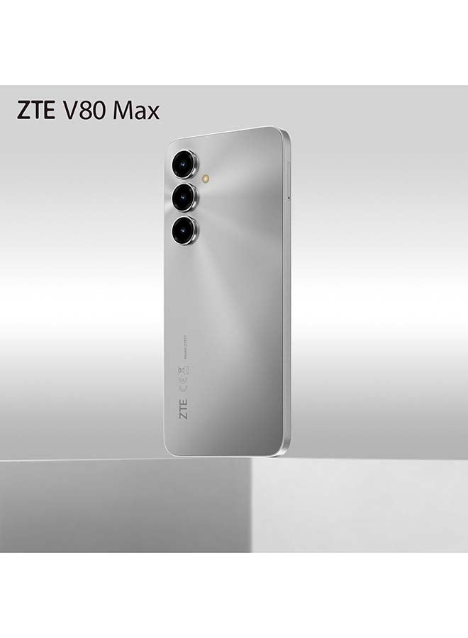 ZTE V80 Max 6.9-inch Stellar Silver HD+ 120Hz 4G+4G RAM 128GB 6000mAh 50MP AI Triple Camera - International Version - Image 2