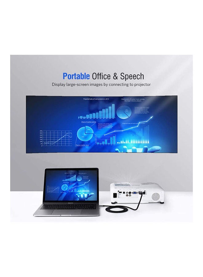 Ugreen USB-C to HDMI Male to Male Cable Aluminum Shell 1.5m - Image 3