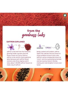 Plum Saffron & Papaya Glow Bright Face Wash; Enhances Glow & Brightens Skin; With Vitamin B5; Fights Dull Skin; Nondrying Gelbased Sulphatefree Face Wash; For All Skin Types; 100% Vegan  - Image 4