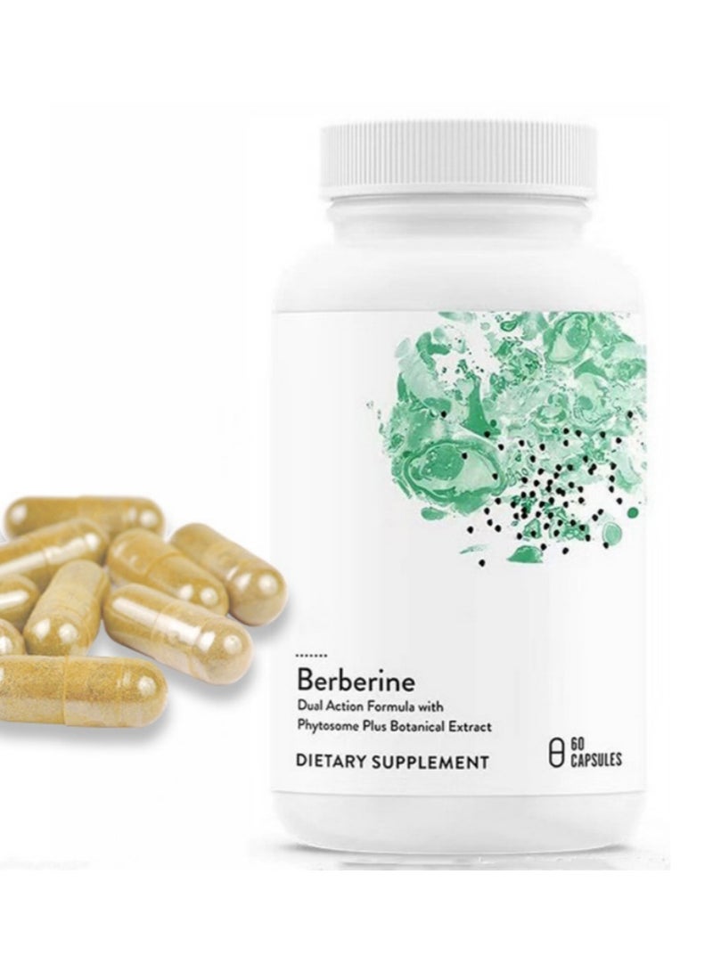 Wins Town Berberine-500 With Thorne Research - Botanical Compound To Support Blood Sugar Metabolism - 60 Capsules - Image 1