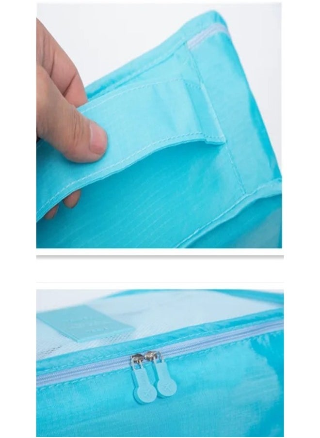 Generic Mesh Travel Underwear Organizer Zipper Storage Bag 30*27cm  - Image 5