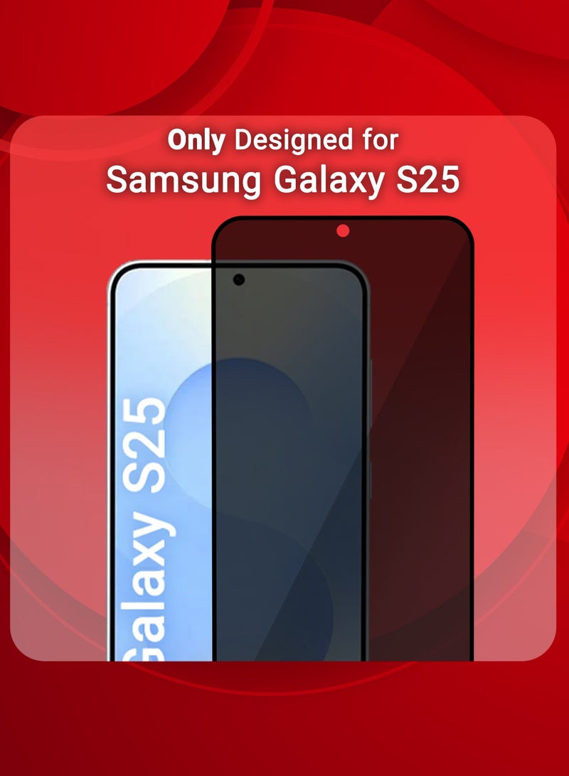 CATANES (for Samsung Galaxy S25 ) Privacy Screen Protector Anti-Bubble, Shock-Proof, High Durability - Image 3