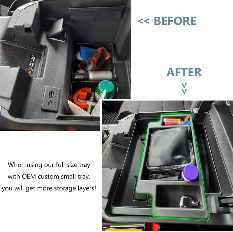 EVTIME Center Console Organizer for GMC and Chevy Trucks - Image 4