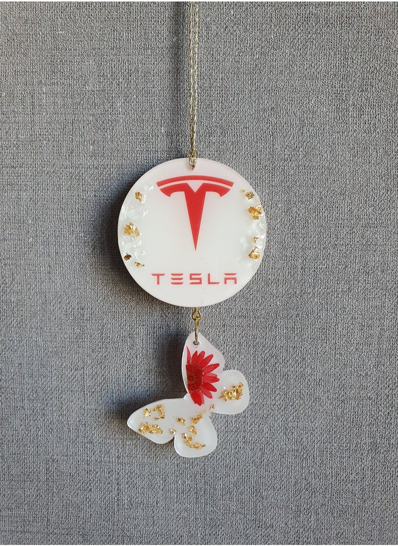 OLUDENIZ Tesla's Artistry Unleashed: Limited Edition Arabic-Inspired Pendant, A Resin-Infused Masterpiece  - Image 1