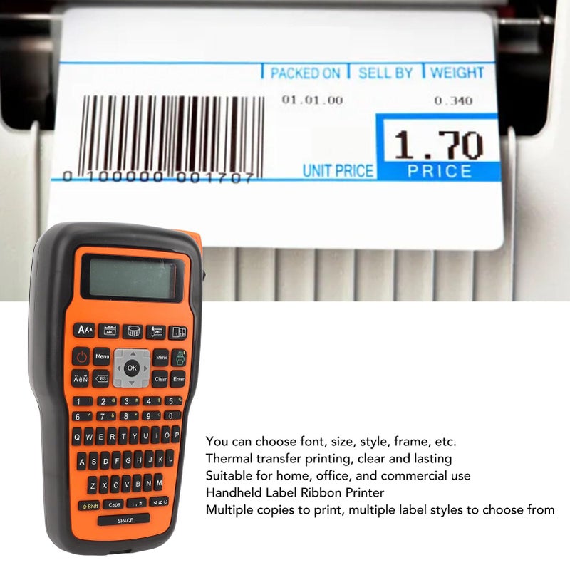 Portable Thermal Label Printer With Keyboard Battery Powered For Cable And Commercial Use - Image 5