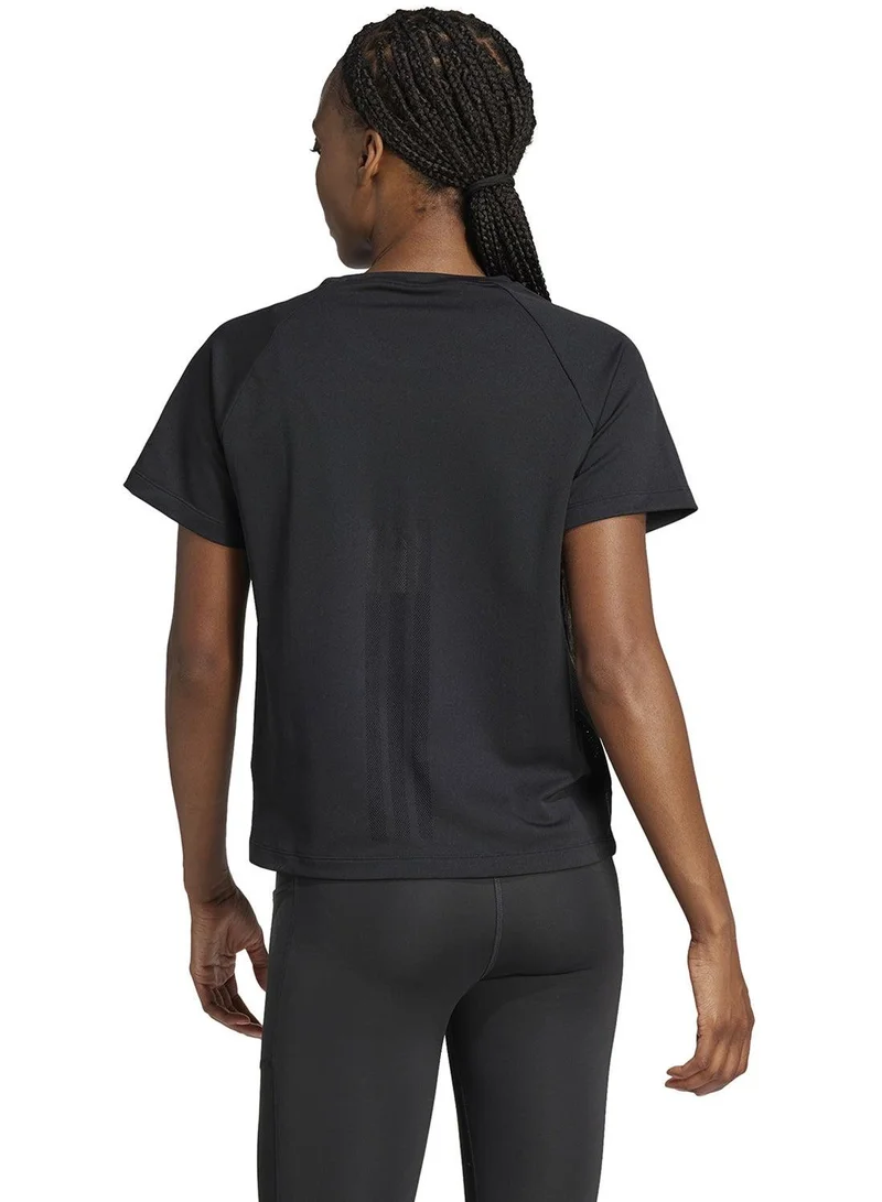 Adidas Adidas All Gym T-Shirt W Black Training T-Shirts For Women