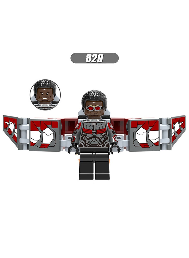 5 Superhero Series Jigsaw Puzzles Building Blocks Mini Figure Toys Boys Children Gift Bag Pack  - Image 3