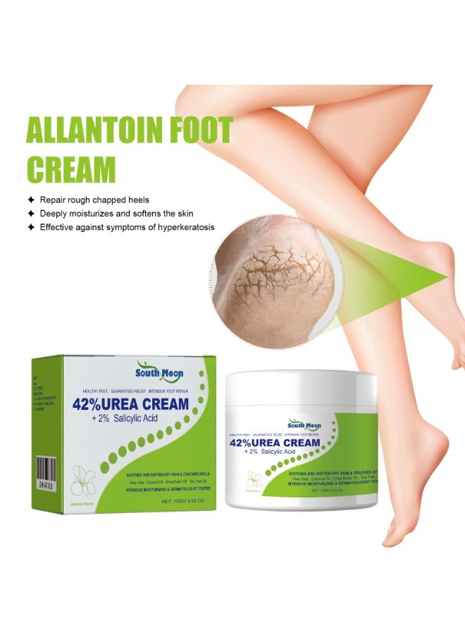 South Moon Cracked Heel Cream 42% Urea with Salicylic Acid – Dermatologist Tested (100g) - Image 3