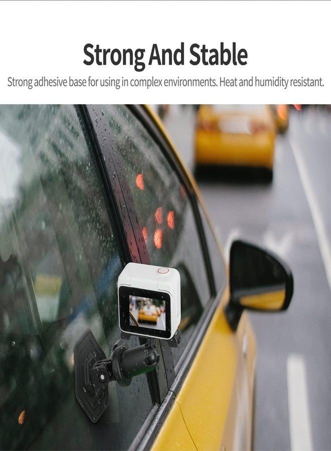 GetZget حامل خوذة لاصق مرن من GetZget® Sunnylife متوافق مع ملحقات كاميرات الحركة DJI Osmo 360، وPocket 3، وAction 4/5/5pro، وInsta 360 X5/X4/X3، وGo Pro Hero 12/11/10 - Image 4