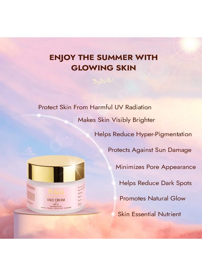 Vasu - R&G Skin Brightening Face Cream With Spf-15 50 Ml | Helps Reduce Hyper-Pigmentation | Dark Spots & Protect From Harmful Uv Radiation | For A Visibly Brighter & Youthful Skin | Unisex - Image 1