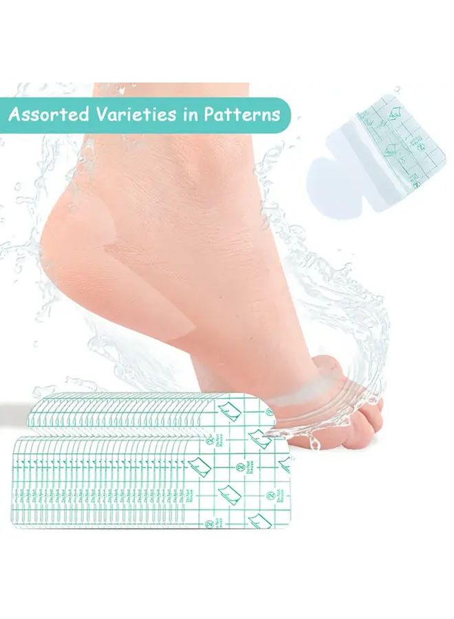 30 Pack Invisible Anti Wet Heel Patches Breathable Cushioning Pads For Dry Cracked Heels - Image 2