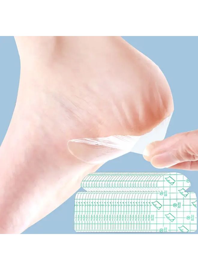 30 Pack Invisible Anti Wet Heel Patches Breathable Cushioning Pads For Dry Cracked Heels - Image 1